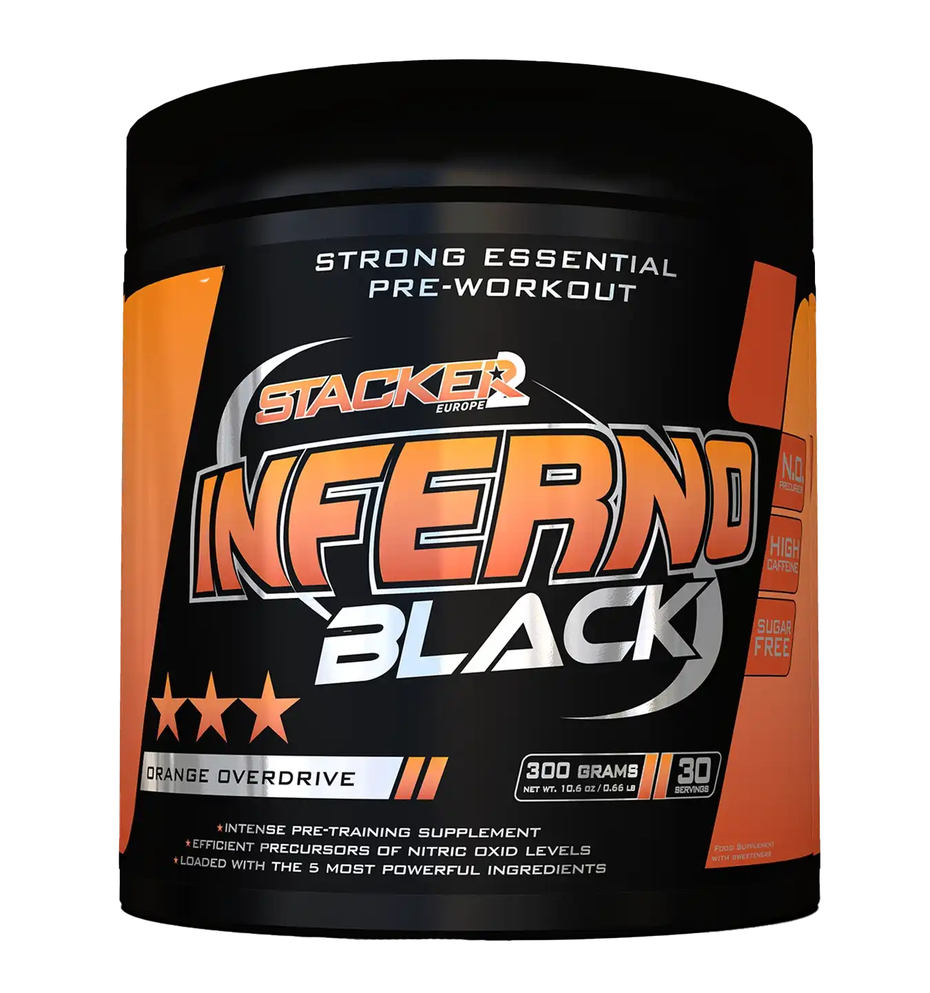 Inferno Black - 30 servings / Orange