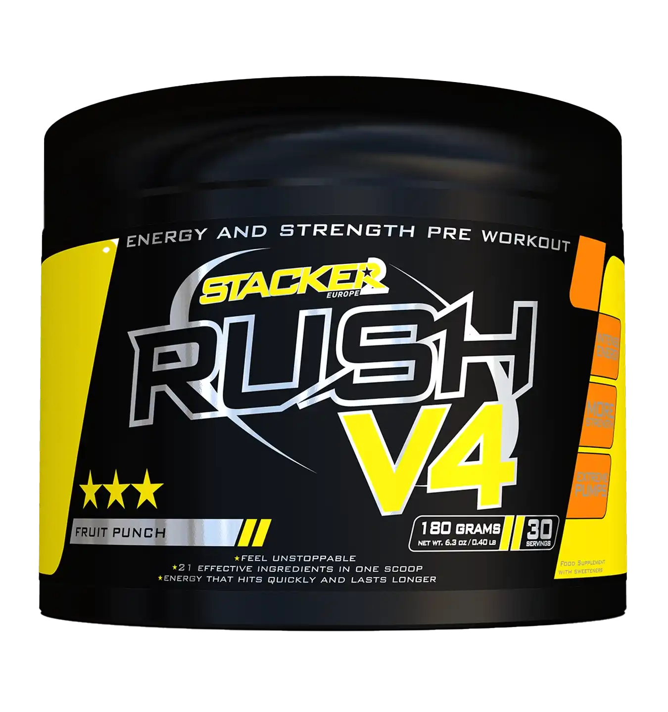 RUSH V4 - 30 servings / Fruit Punch