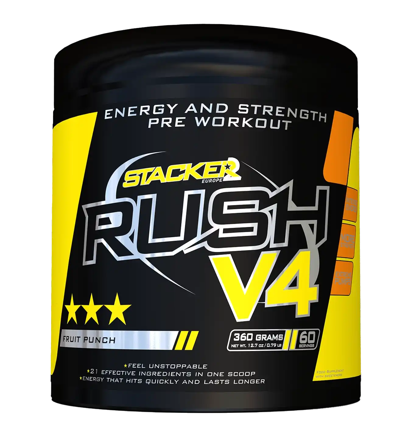 RUSH V4 - 60 servings / Fruit Punch