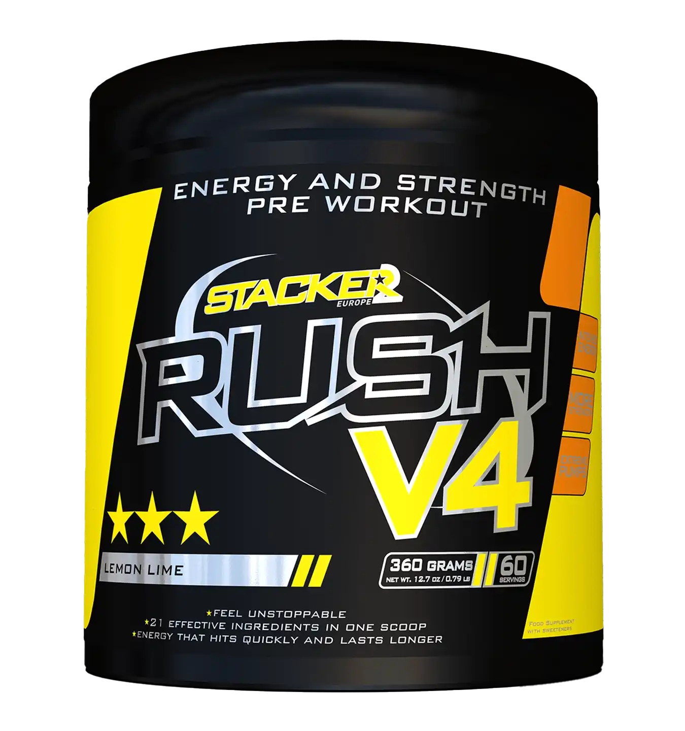 RUSH V4 - 60 servings / Lemon Lime