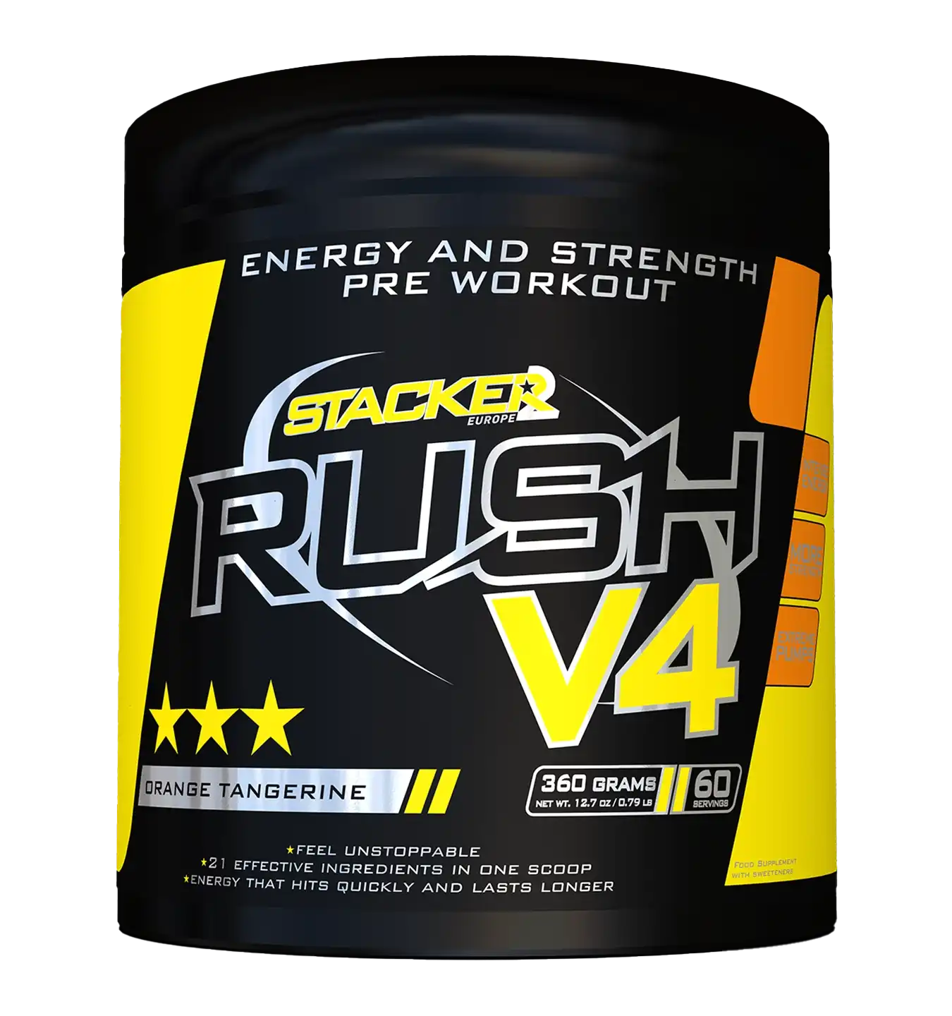 RUSH V4 - 60 servings / Orange