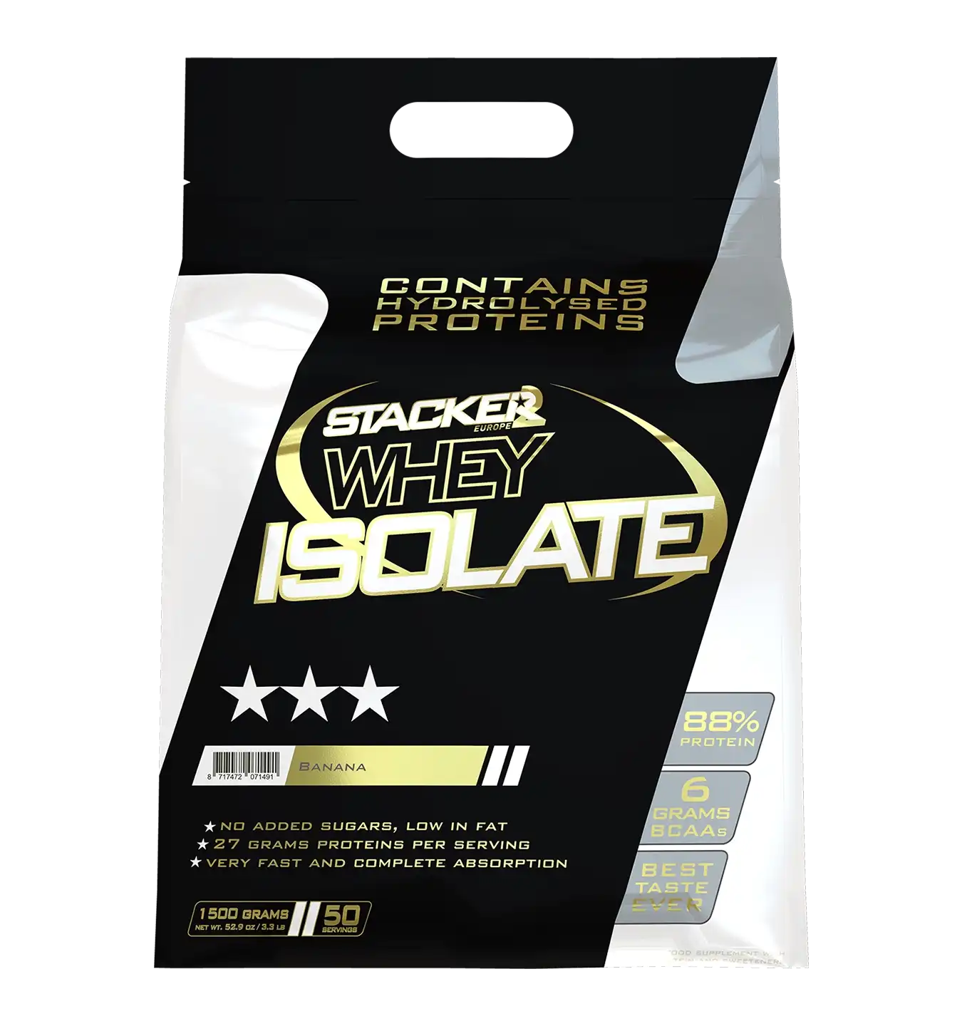 Whey Isolate Stacker - 1500 g / Banaan