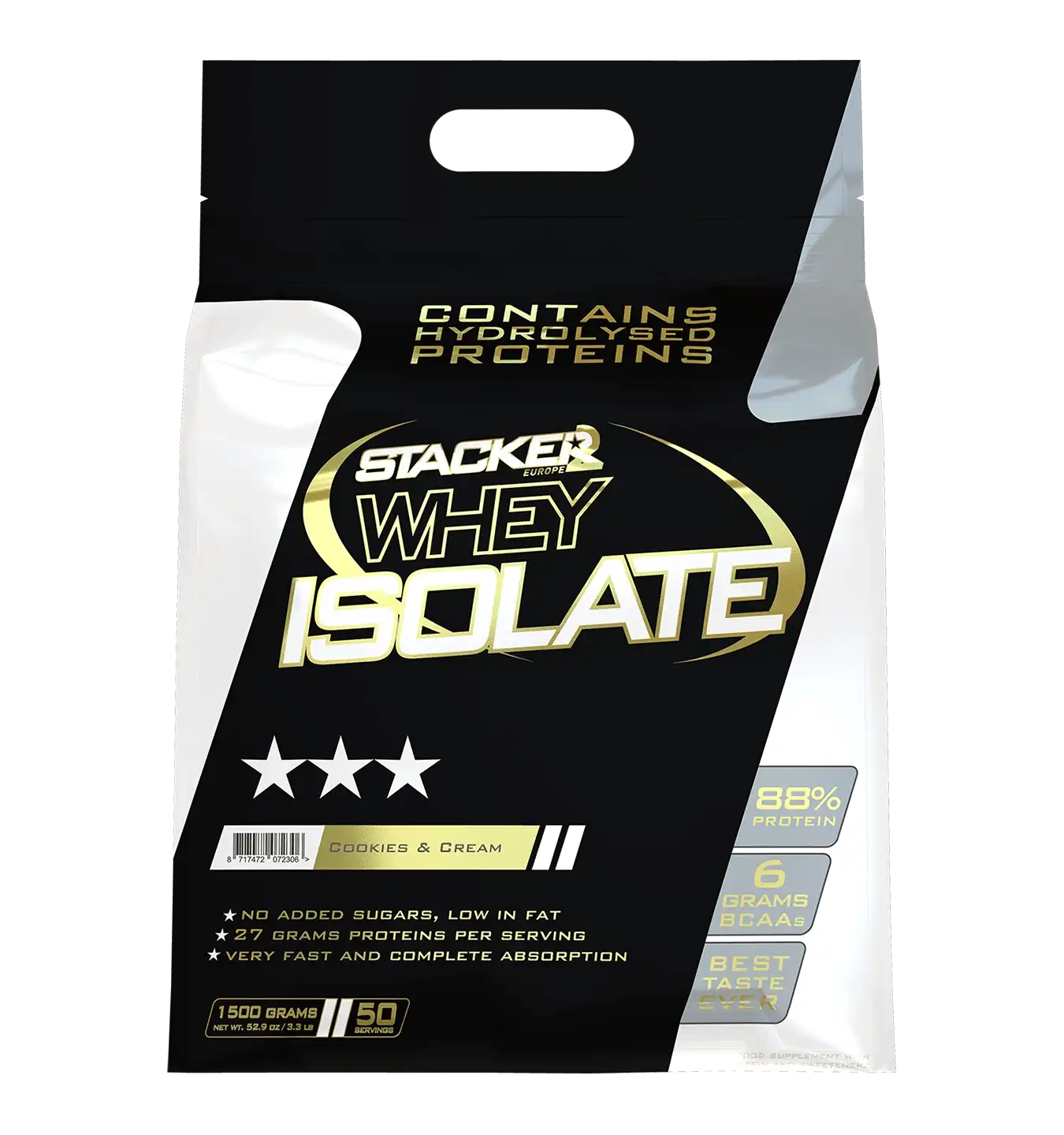 Whey Isolate Stacker - 1500 g / Cookies & Cream