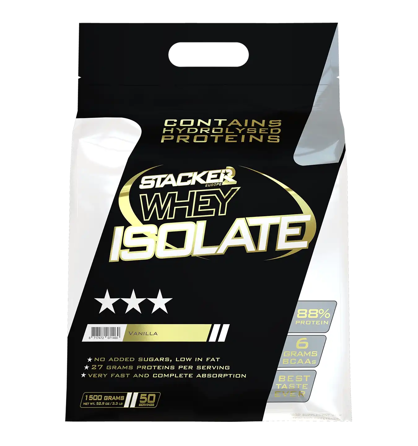 Whey Isolate Stacker - 1500 g / Vanille