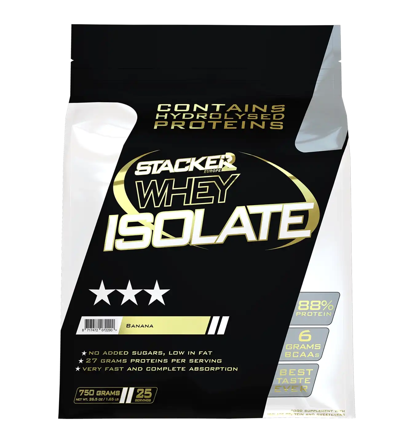 Whey Isolate Stacker - 750 g / Banaan