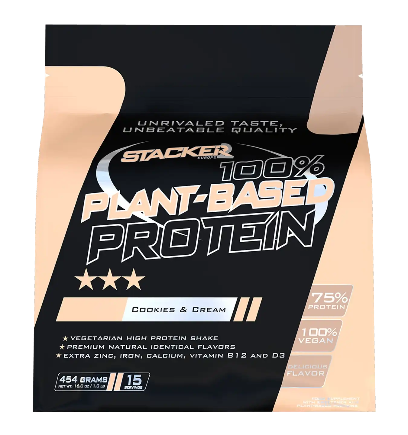 100% Plant Based Protein - 454 g / Cookies