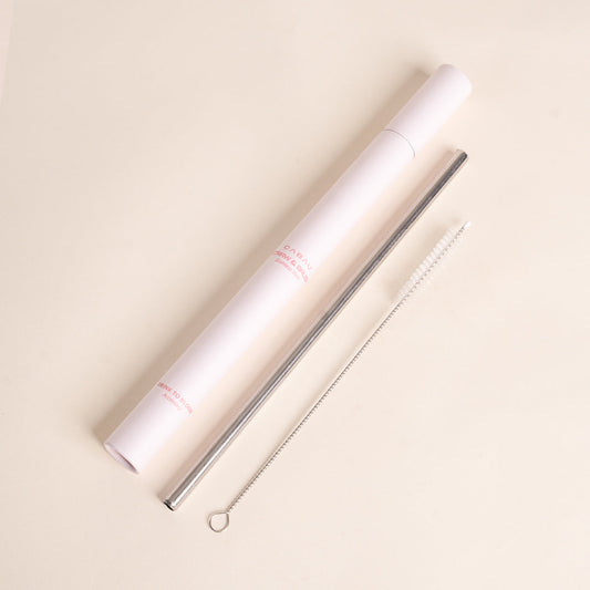 Stainless Steel Straw + Brush