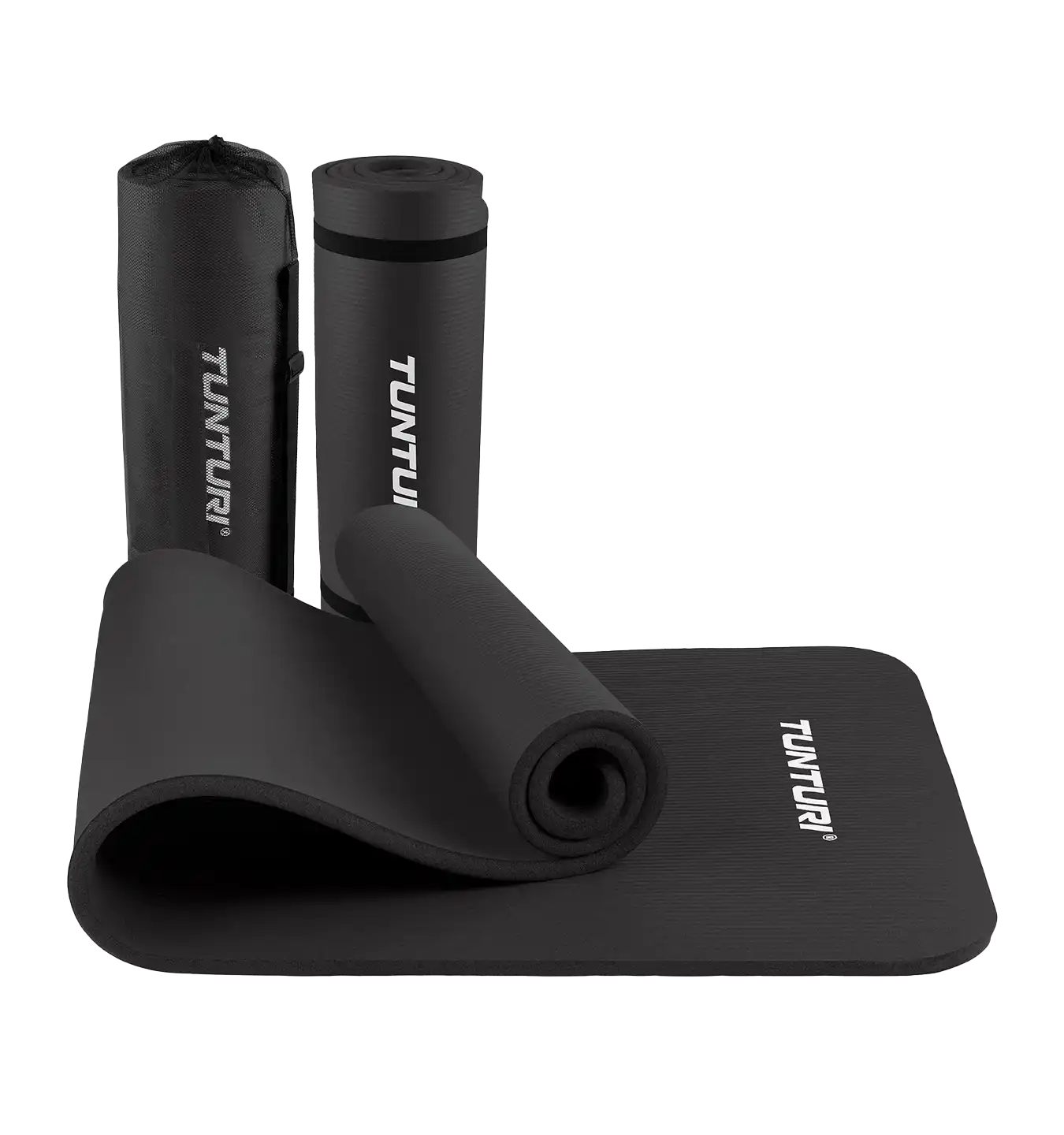 Fitnessmat NBR - Zwart