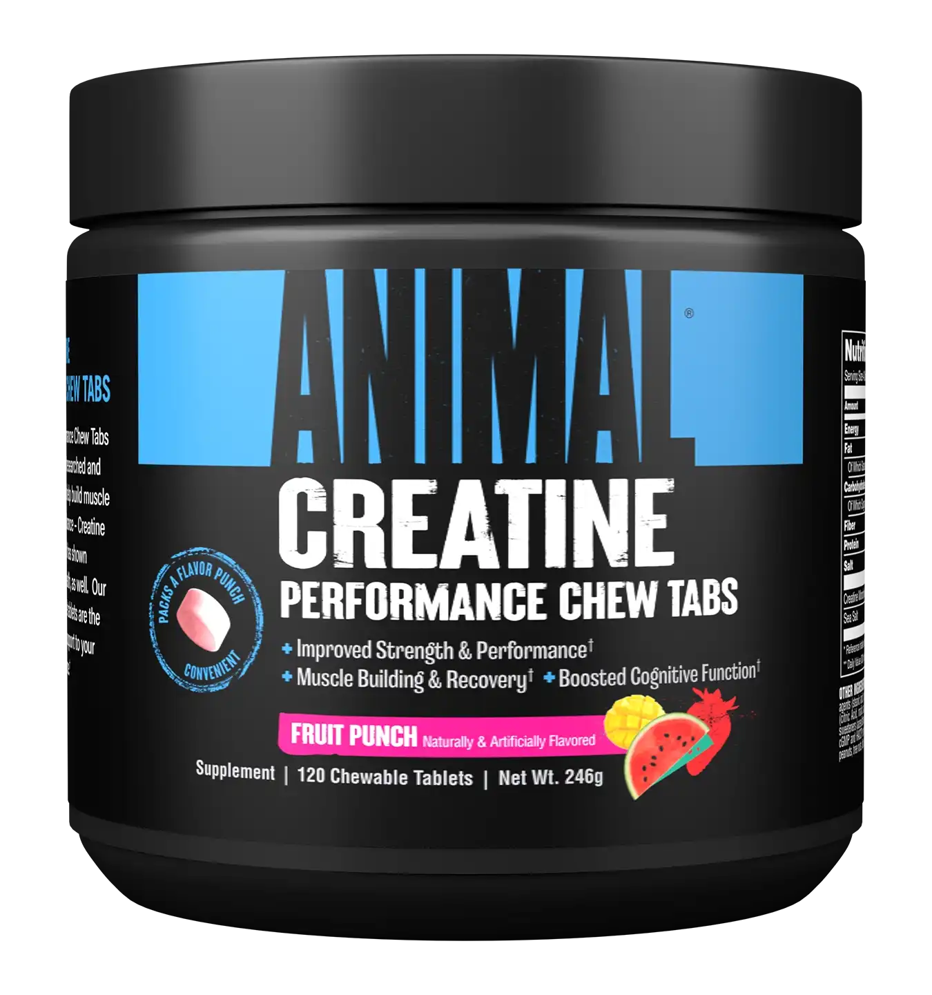 Creatine Chews - 120 chewables / Fruit Punch