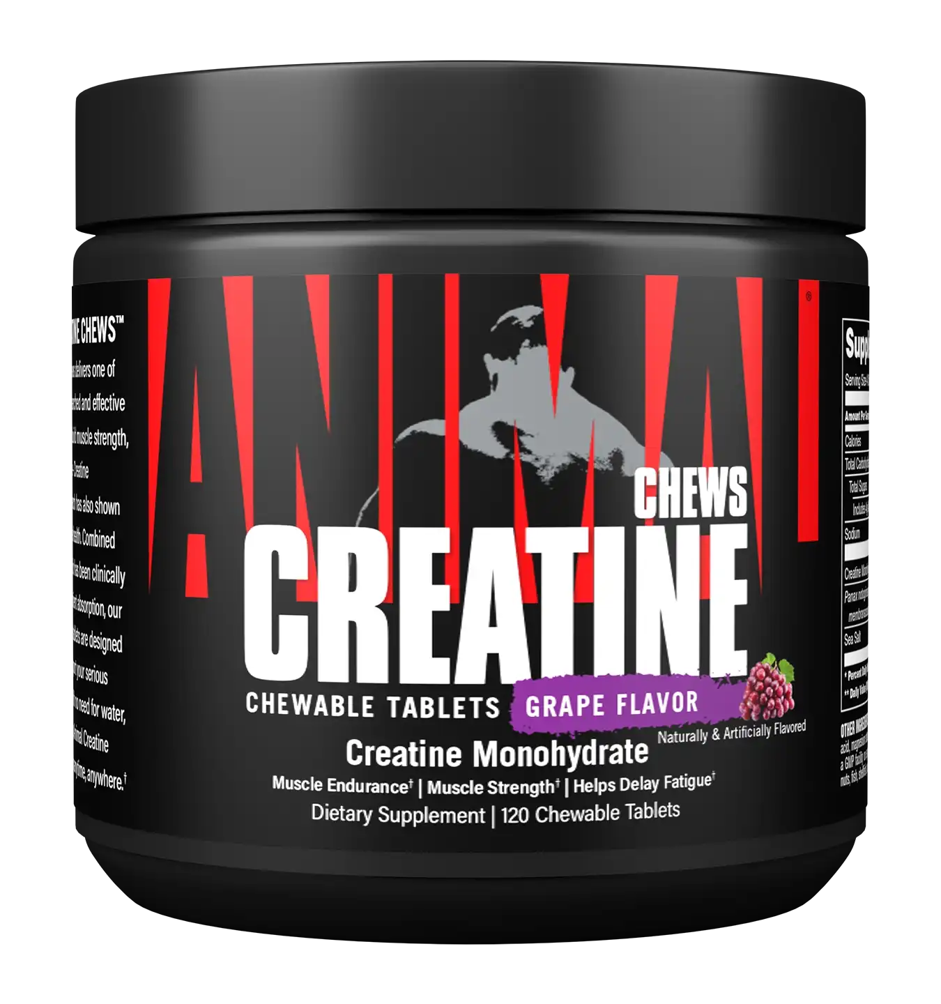 Creatine Chews - 120 chewables / Grape