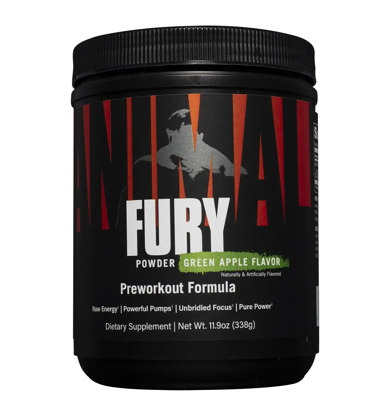 Animal Fury - 20 servings / Green Apple