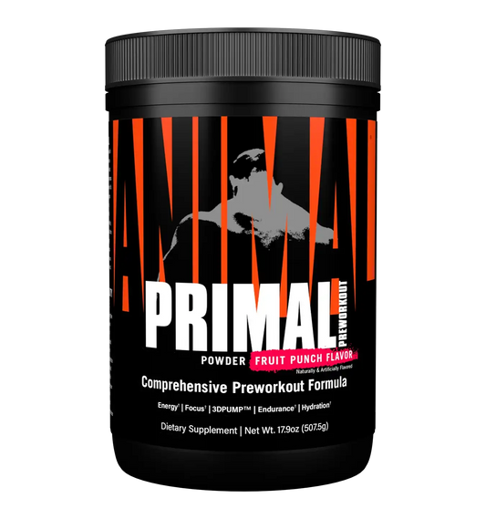 Animal Primal Powder Pre-Workout - 25 servings / Fruit Punch