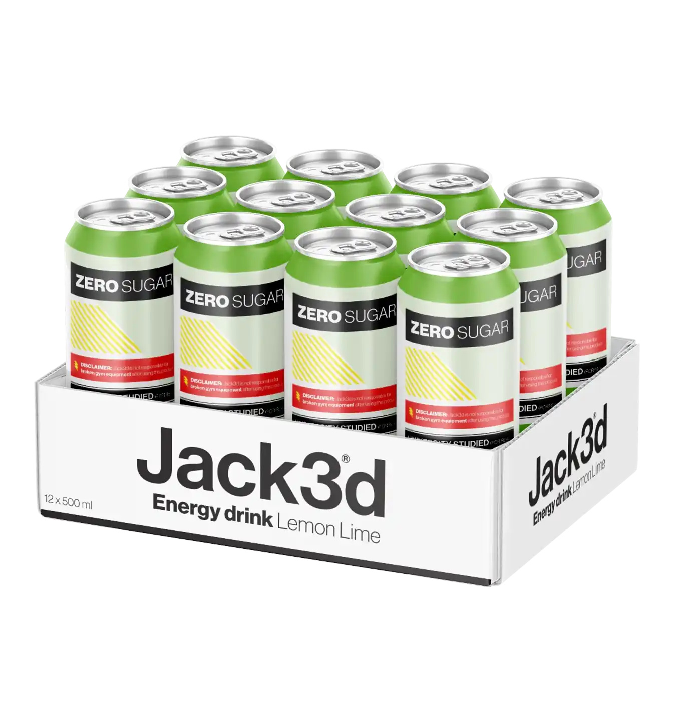 Jack3D Energy - 12x 500 ml / Lemon Lime