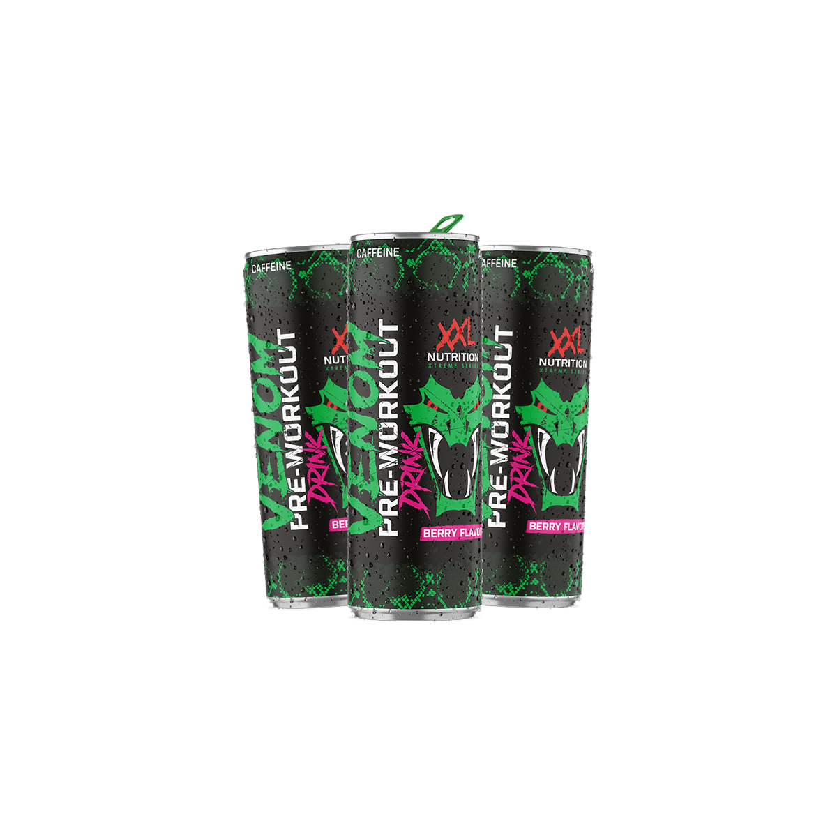 Venom Pre-Workout Drink Sour Berry 1 blikje - Niet gespecificeerd / 24-pack