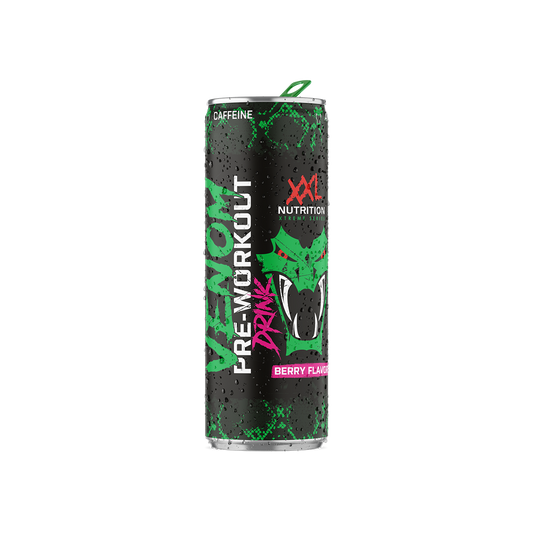 Venom Pre-Workout Drink Sour Berry 1 blikje - 250 ml / Standaard