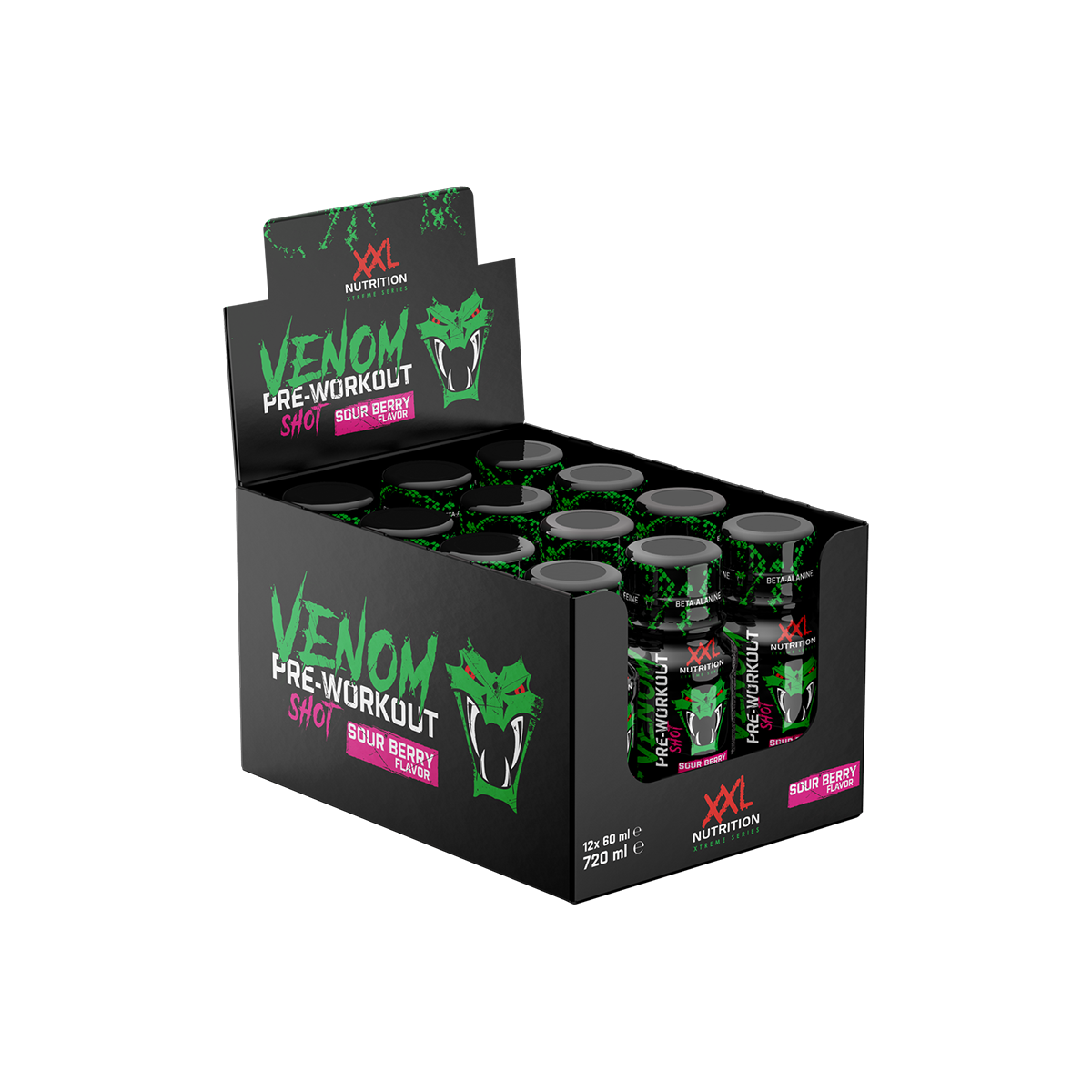 Venom Shot - - Sour Berry - Niet gespecificeerd / 12-pack