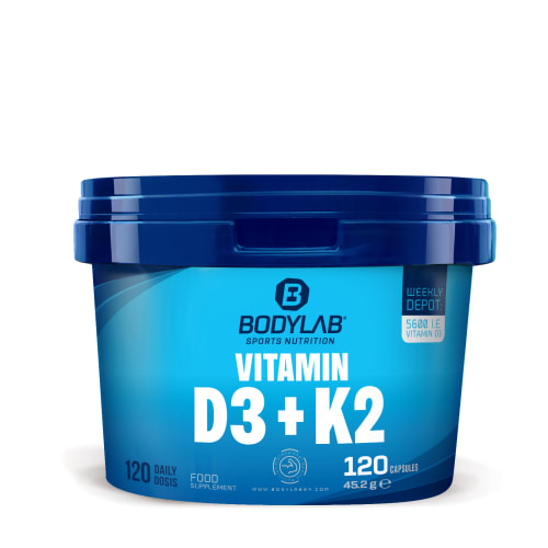 Vitamine D3 + K2 - 120 capsules