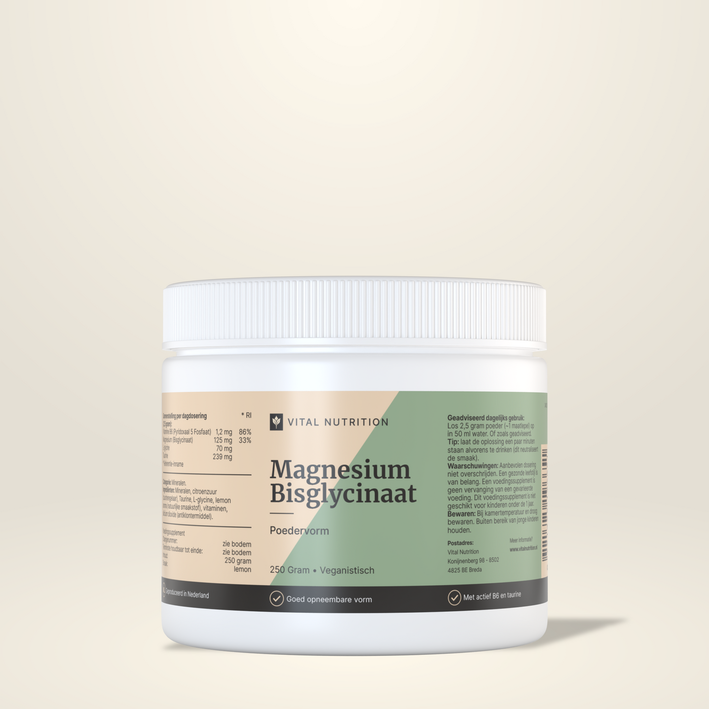Magnesium Bisglycinaat Poeder