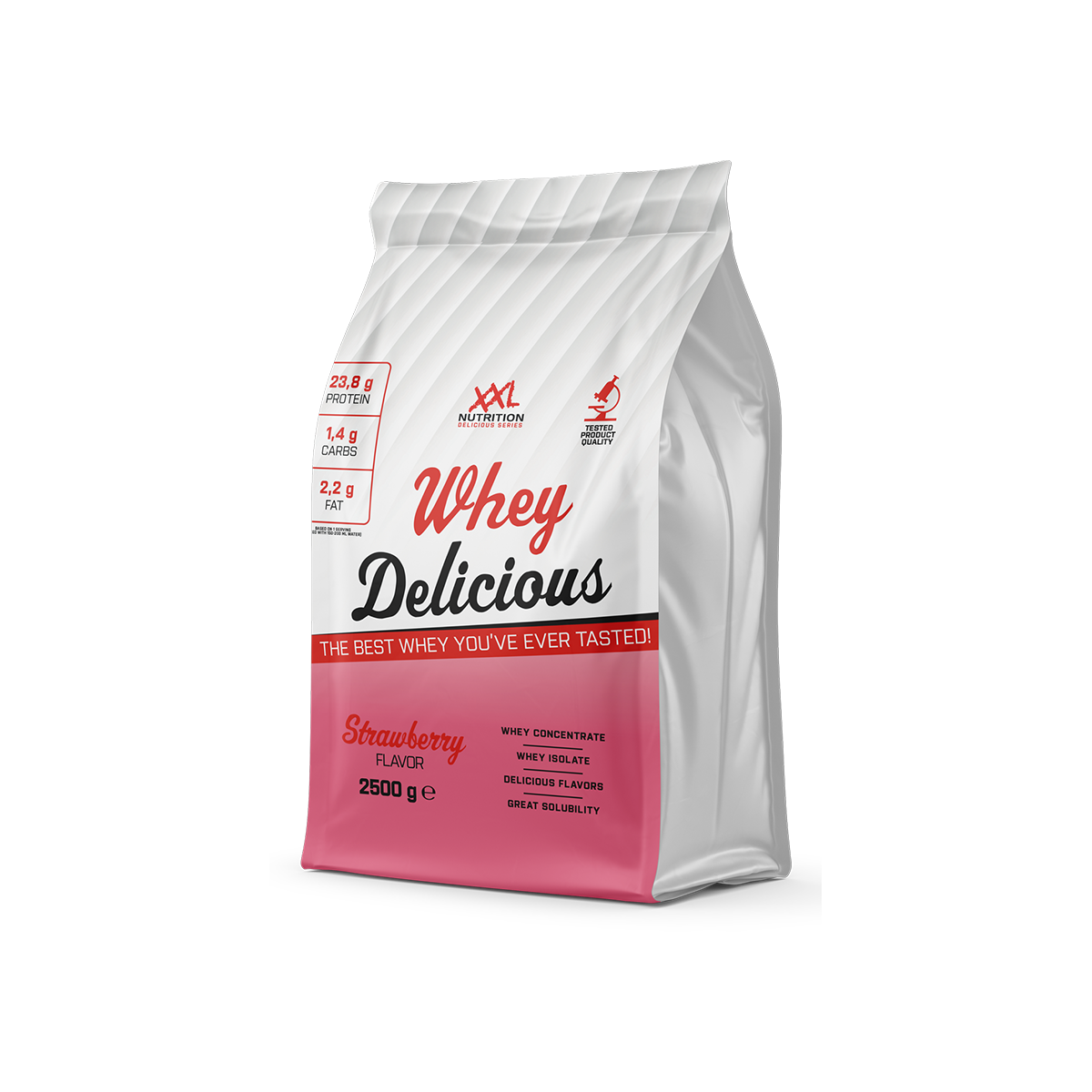 Whey Delicious - Aardbei / 2500 g / Normaal