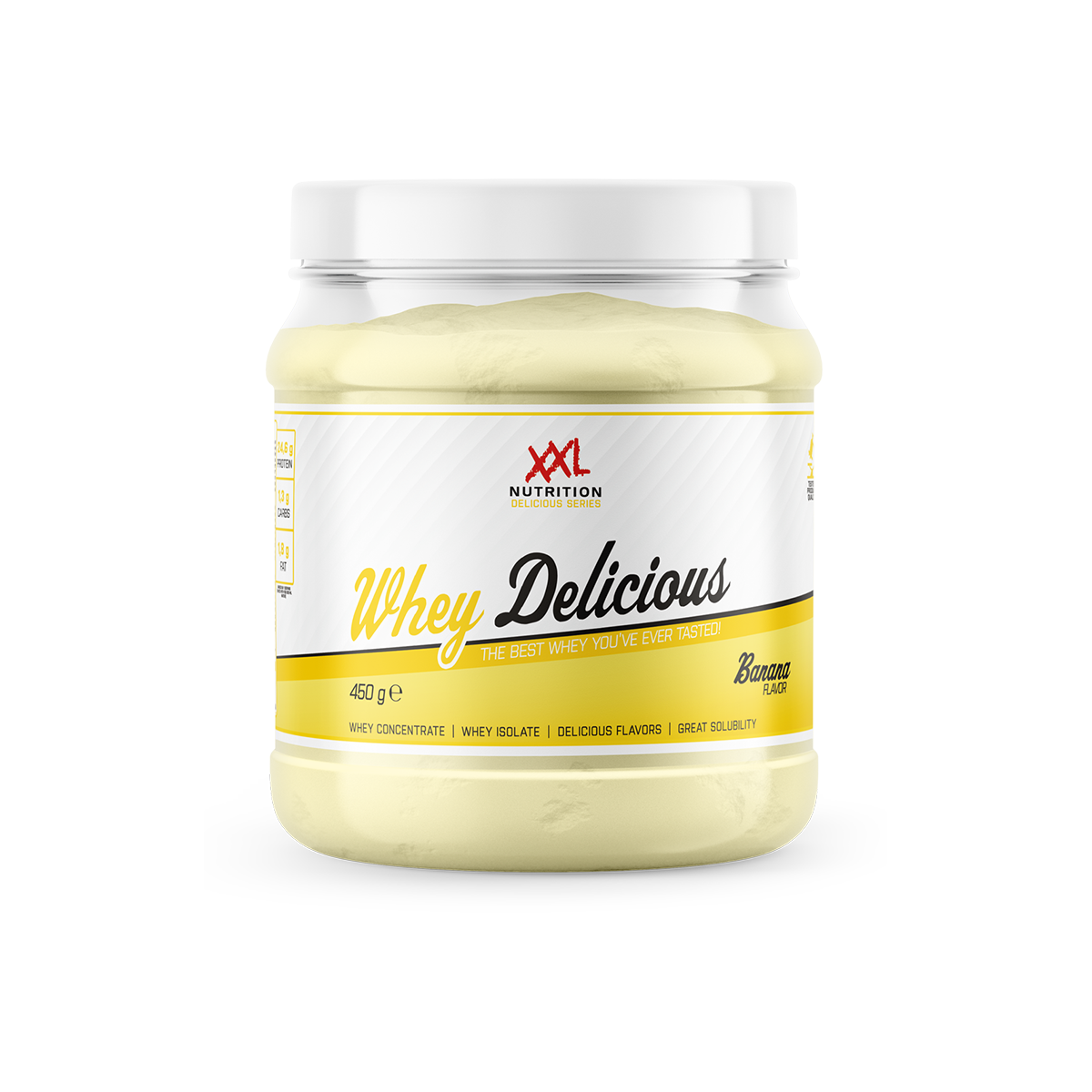 Whey Delicious - Banaan / 450 g / Normaal