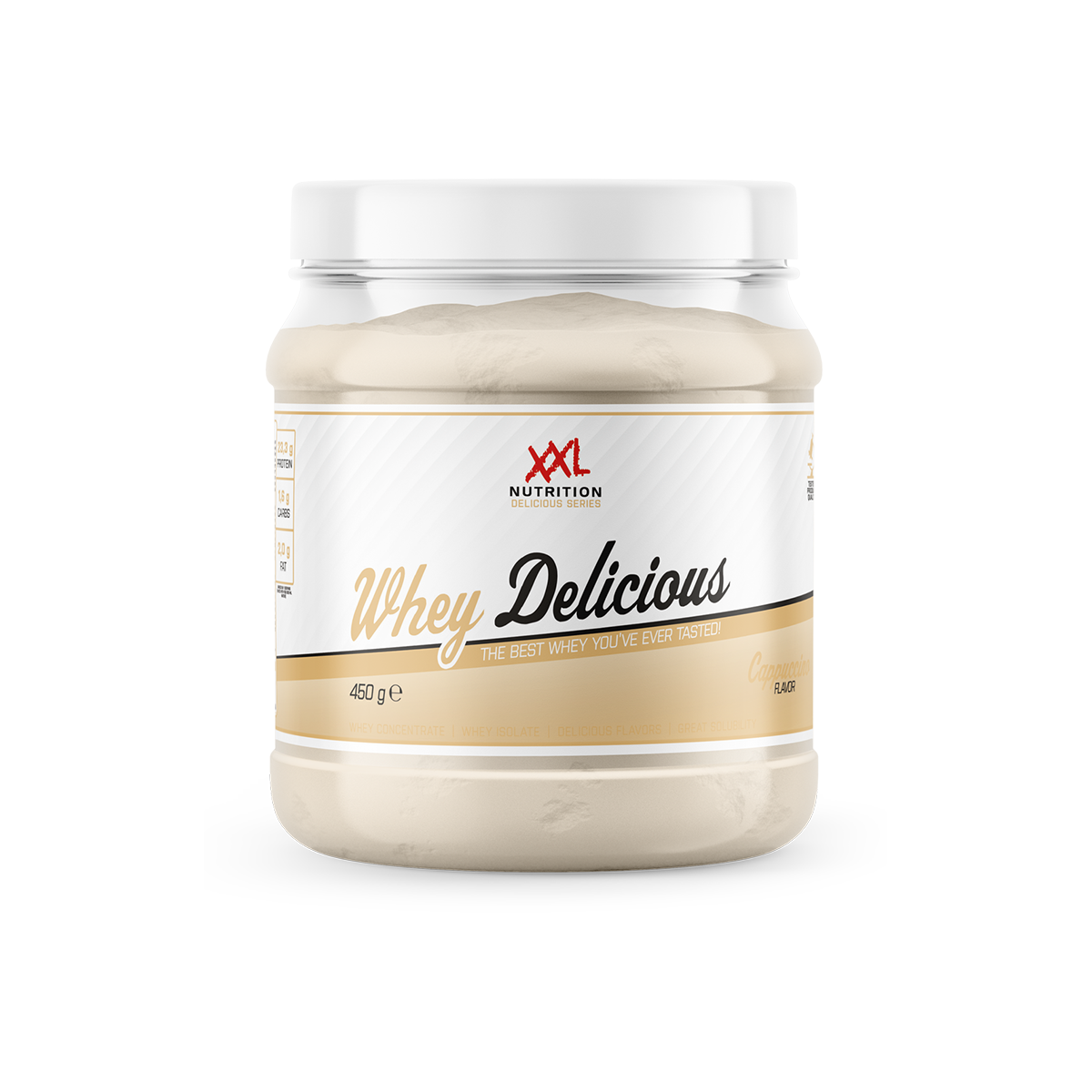 Whey Delicious - Cappuccino / 450 g / Normaal