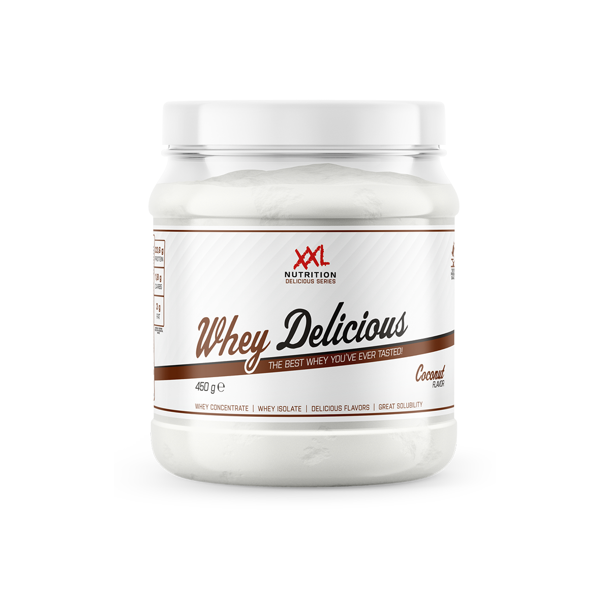 Whey Delicious - Kokos / 450 g / Normaal
