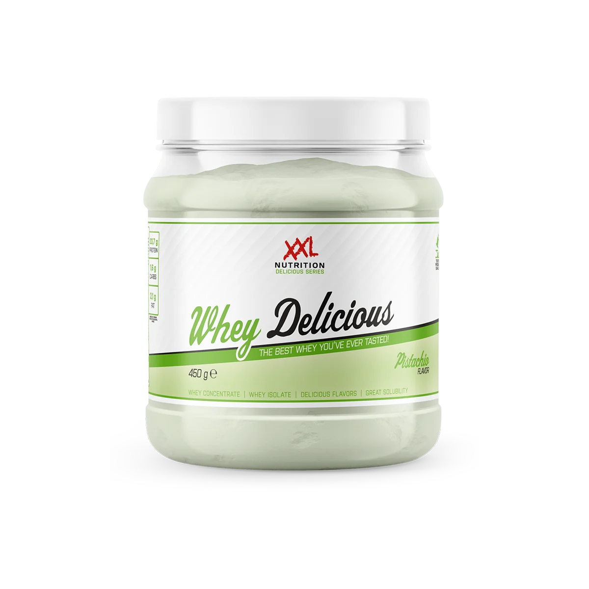 Whey Delicious - Pistachio / 450 g / Normaal