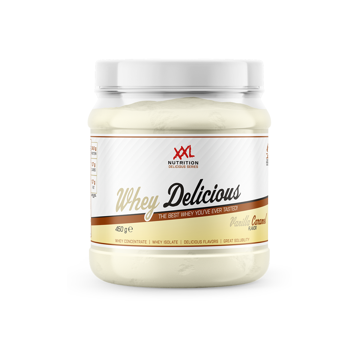 Whey Delicious - Karamel / 450 g / Normaal