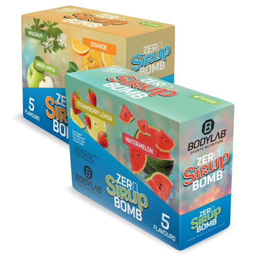 Dubbelpak Zero Syrup BOMB (2x een box met 5x 65ml)
