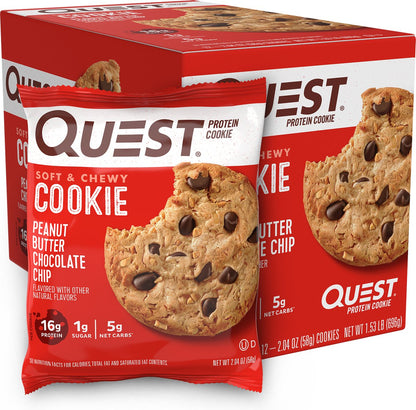 Quest Protein Cookie Peanut Butter Chocolate Chip