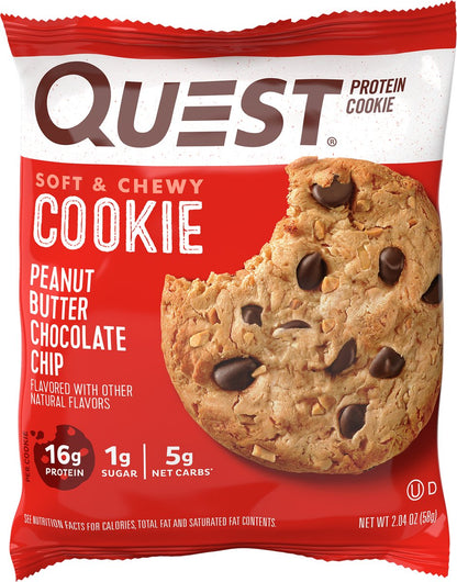 Quest Protein Cookie Peanut Butter Chocolate Chip